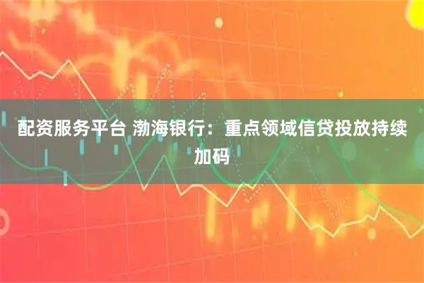 配资服务平台 渤海银行：重点领域信贷投放持续加码